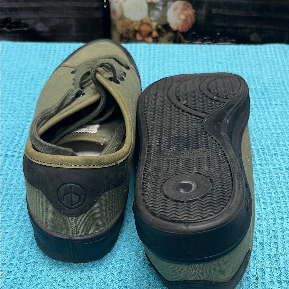 Rag & Bone Green Standard Issue  Canvas Men's Sneakers Men’s Size 10.5 - Picture 7 of 7